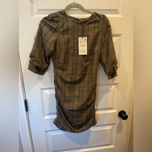 NWT Zara Plaid Dress